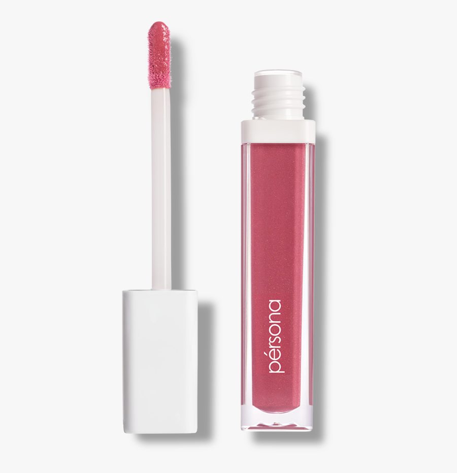 Persona Cosmetics Pink Lip Gloss, Transparent Clipart