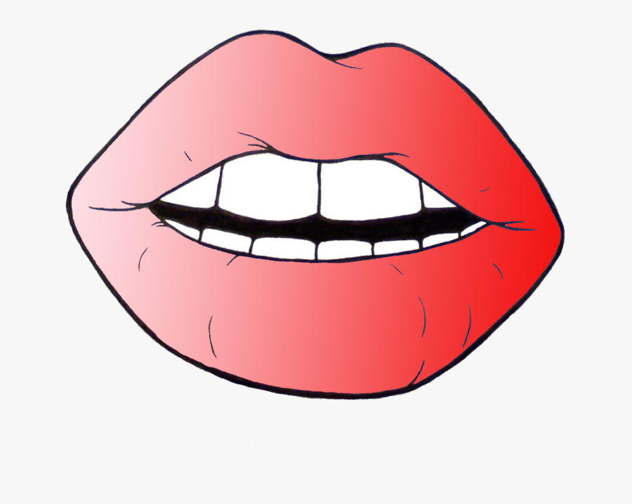 Damn Those Are Some Sexy Lips, That You Can Get On - Vector Lips, Transparent Clipart