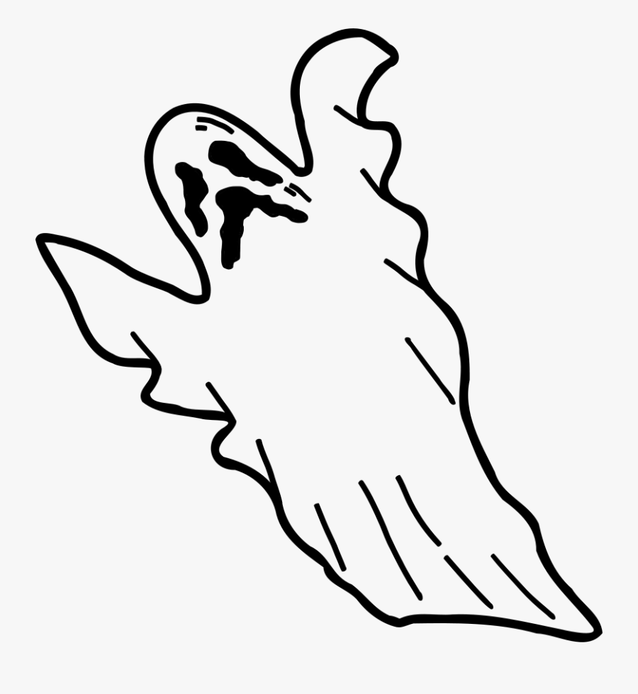 Clipart Of Spirit, Spirits And Helps - Scary Ghost Coloring Pages, Transparent Clipart