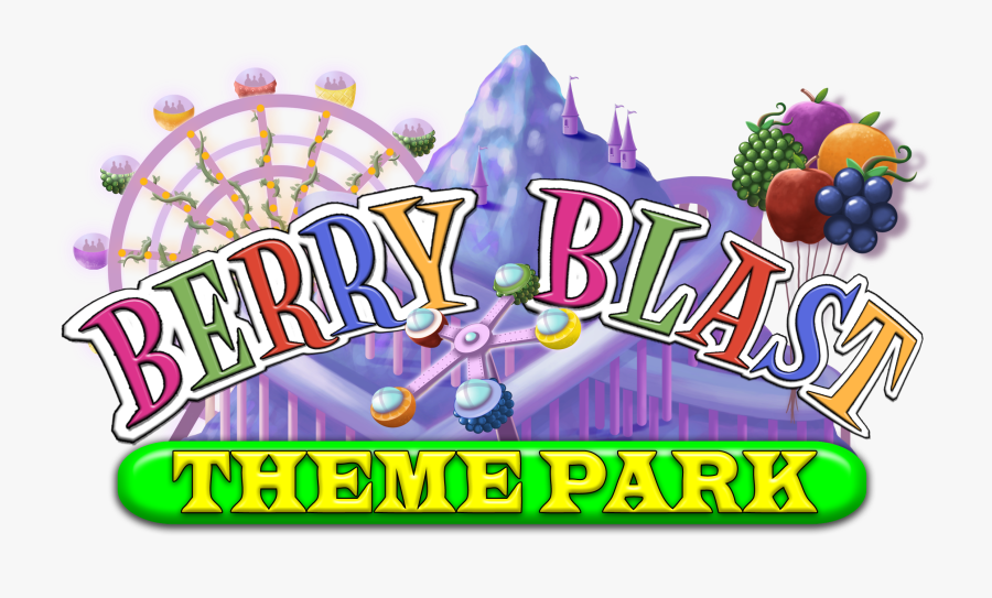 Berry Blast Theme Park, Transparent Clipart