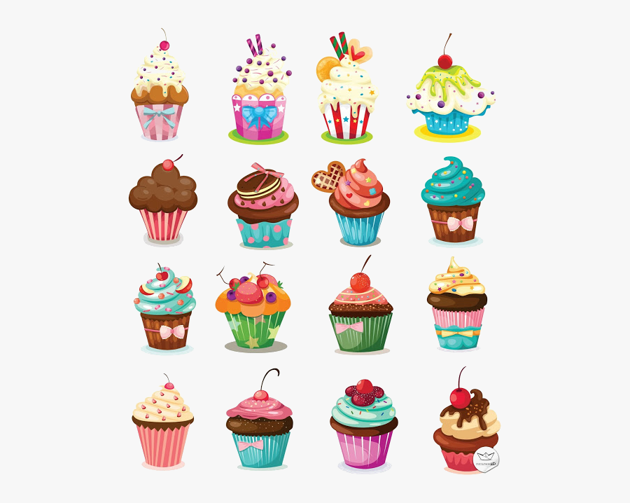 Que Es Un Cupcake - Cupcake Drawing, Transparent Clipart