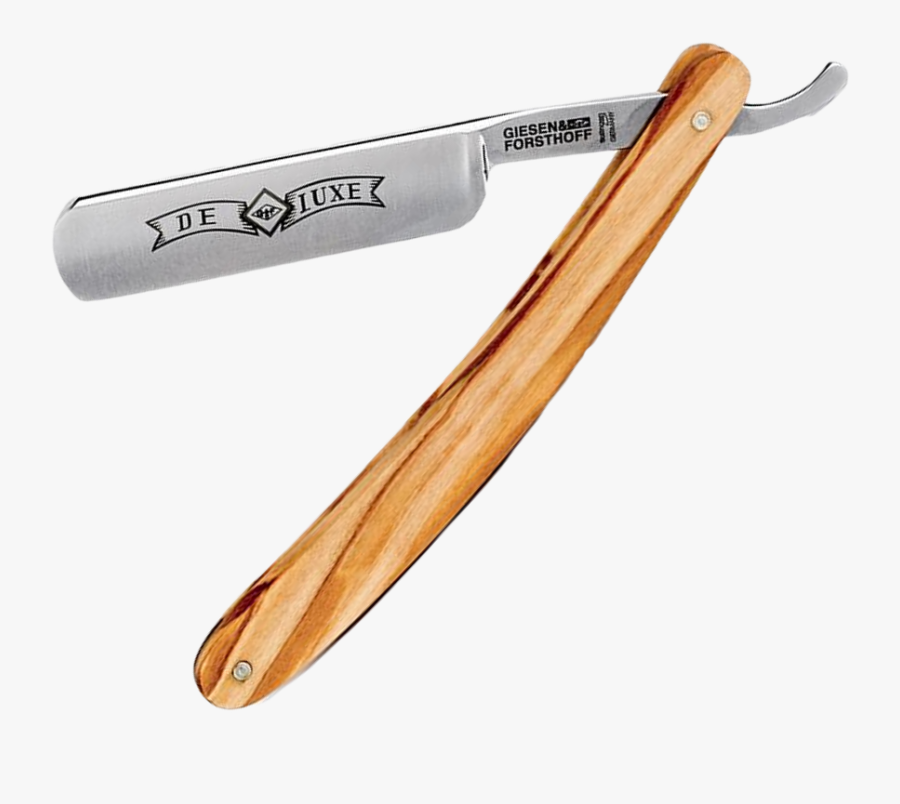 Straight Razor, Non Stainless Carbon Steel Blade 5/8""
 - Navaja Libre, Transparent Clipart