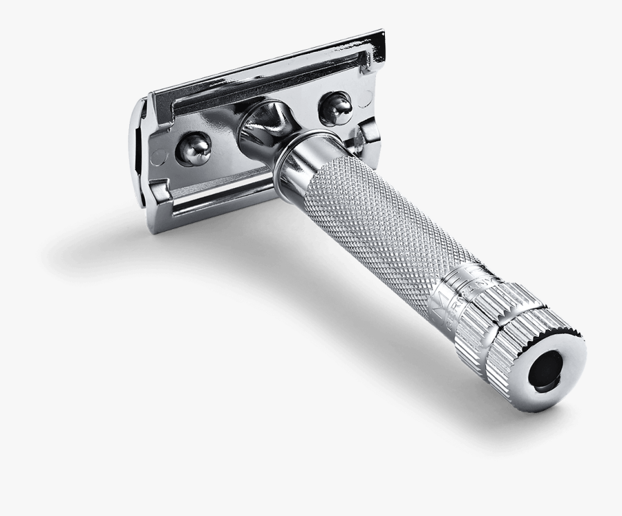 Chrome Heavyweight Safety Razor - Handgun, Transparent Clipart