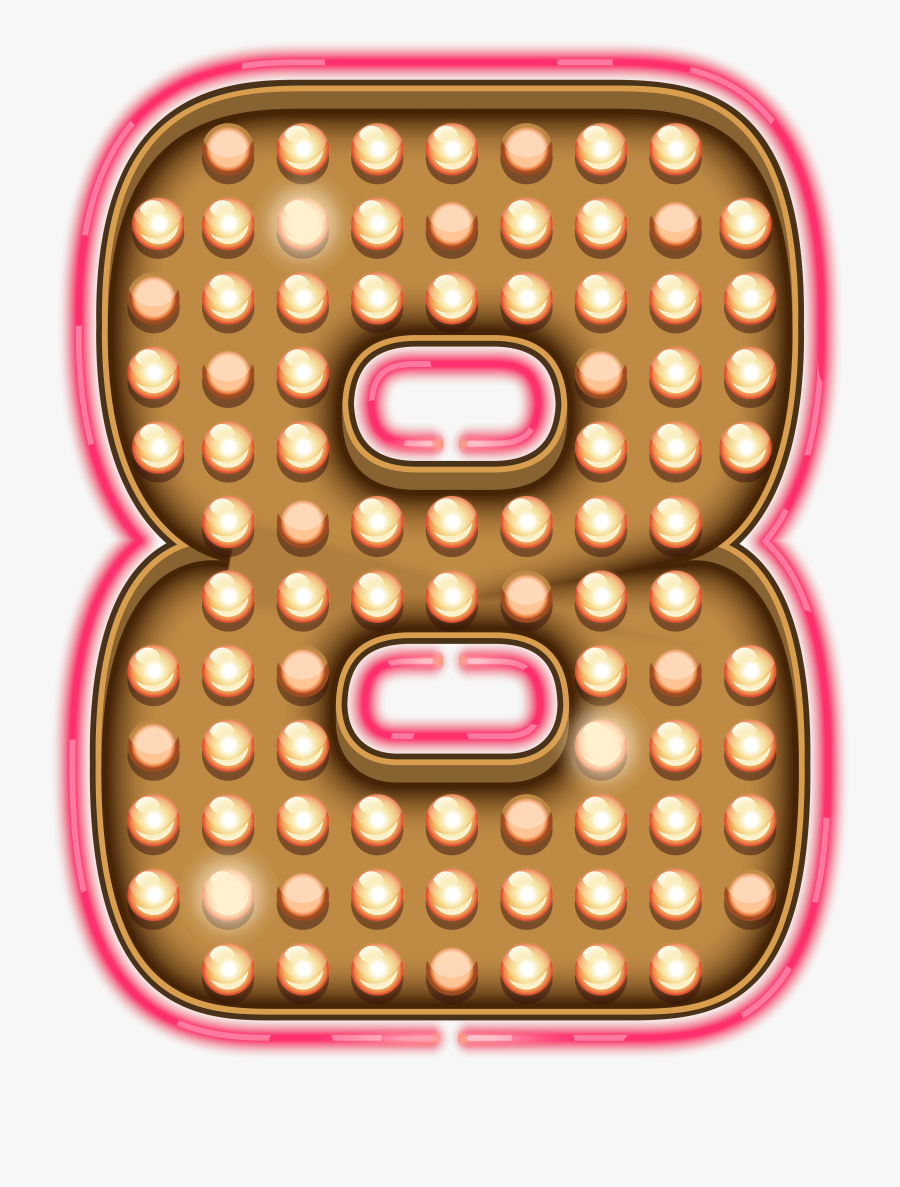 Number Neon Lights Transparent Png , Transparent Cartoons - Transparent Png Number Neon Png, Transparent Clipart