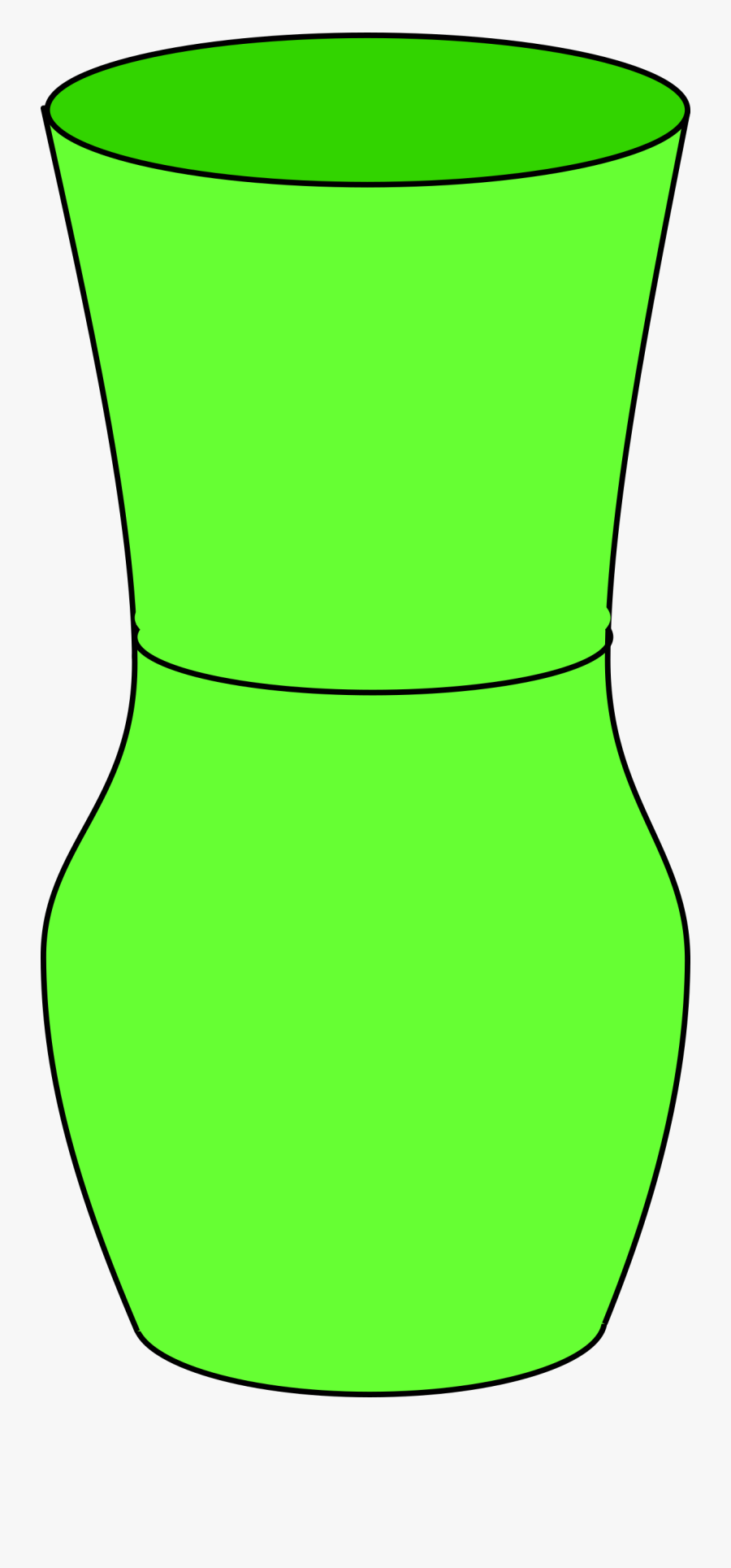 Neon Green Vase Clip Arts - Green Vase Clipart, Transparent Clipart