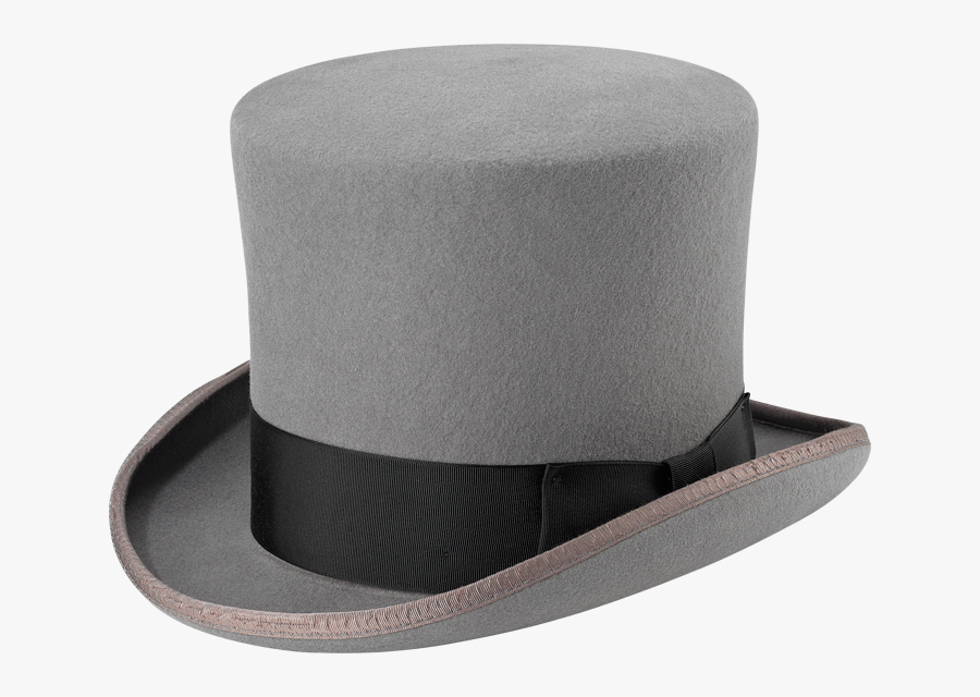 Grey Top Hat Png , Transparent Cartoons - White Top Hat Png, Transparent Clipart