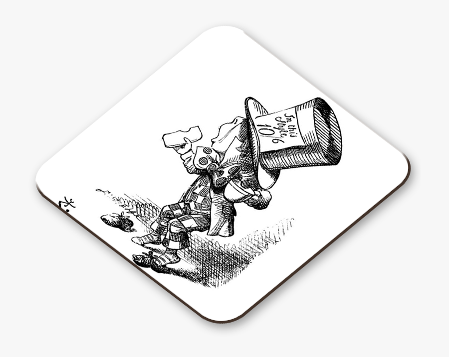 Mad Hatter - Sketch, Transparent Clipart