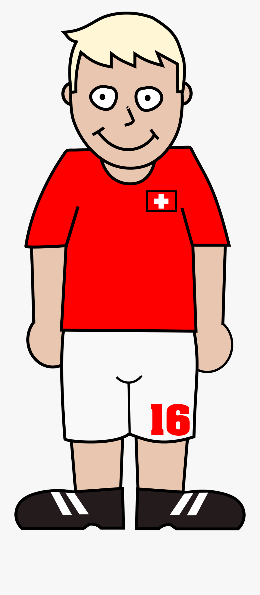 Football Player Switzerland Jpg Transparent Stock - Soccer Player Clip Art, Transparent Clipart