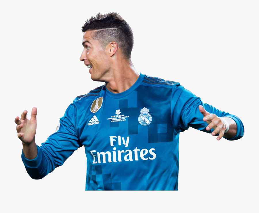 Cristiano Ronaldo Spanish Super Cup 2017, Transparent Clipart