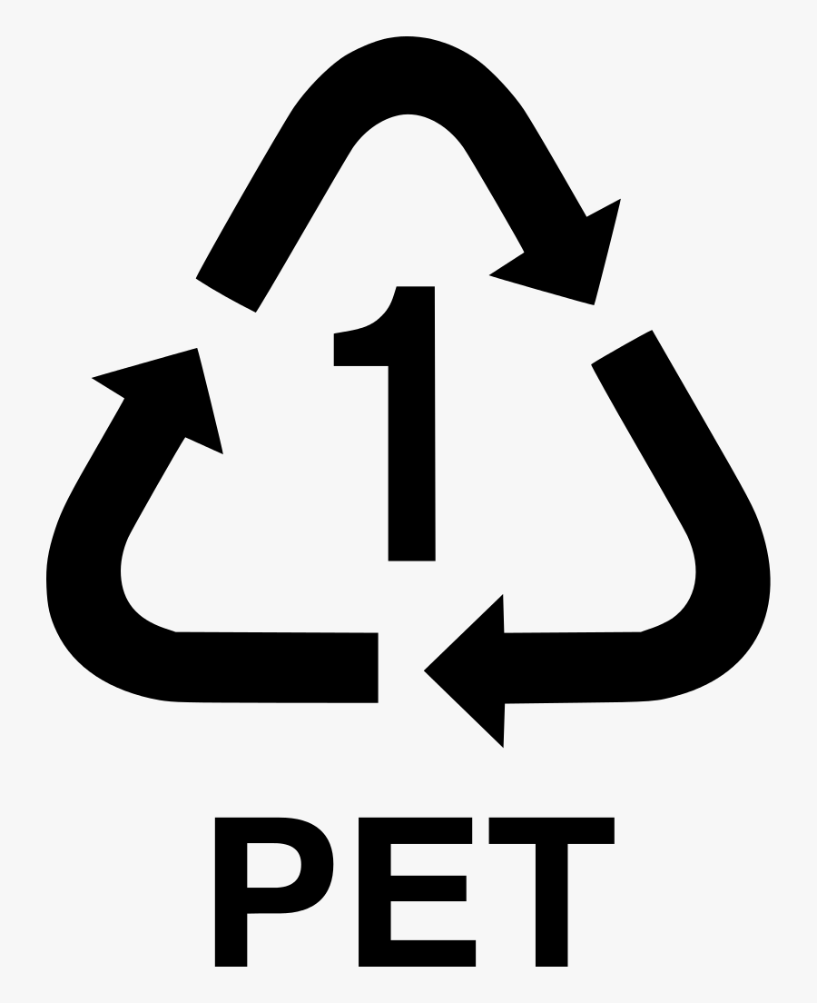 Transparent Recycle Symbol Clipart - Pet Recycling Symbol, Transparent Clipart