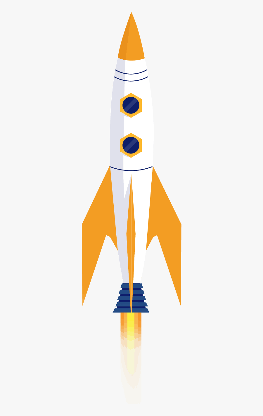 Rocket - Business Growth Rocket Png, Transparent Clipart