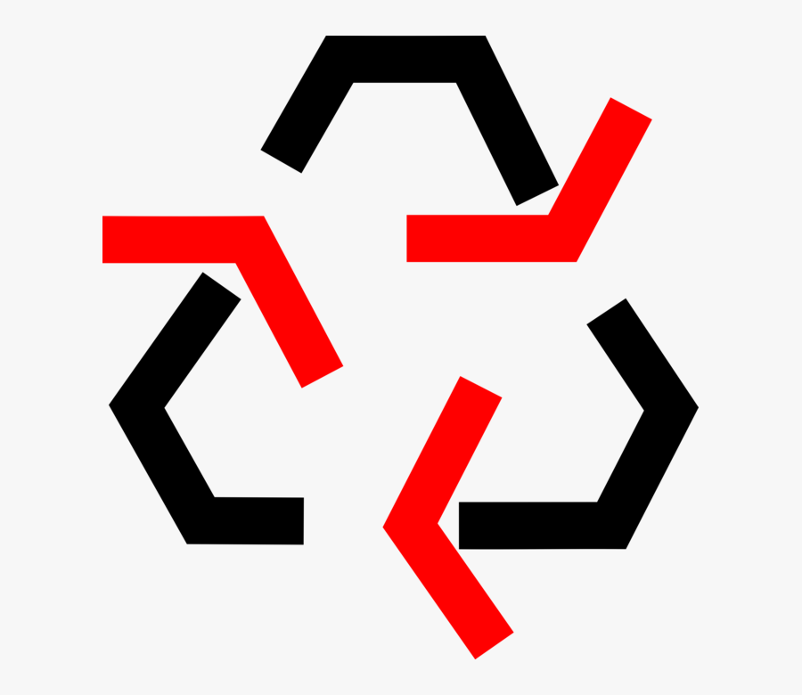 Vector Illustration Of Recycling Process Converts Waste, Transparent Clipart