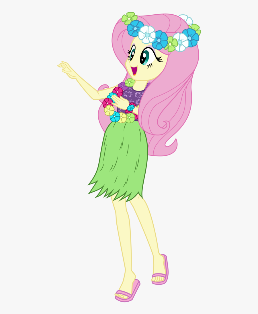 Equestria Girls Fluttershy Hair, Transparent Clipart