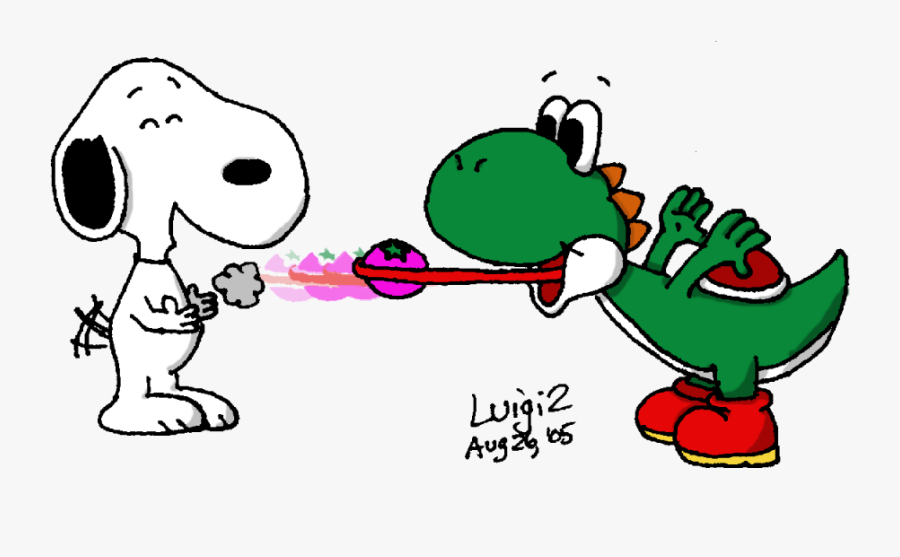 Sick Clipart Snoopy - Yoshi Snoopy, Transparent Clipart