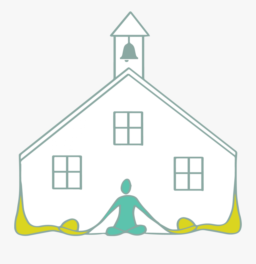 Schoolhouse - Cross, Transparent Clipart