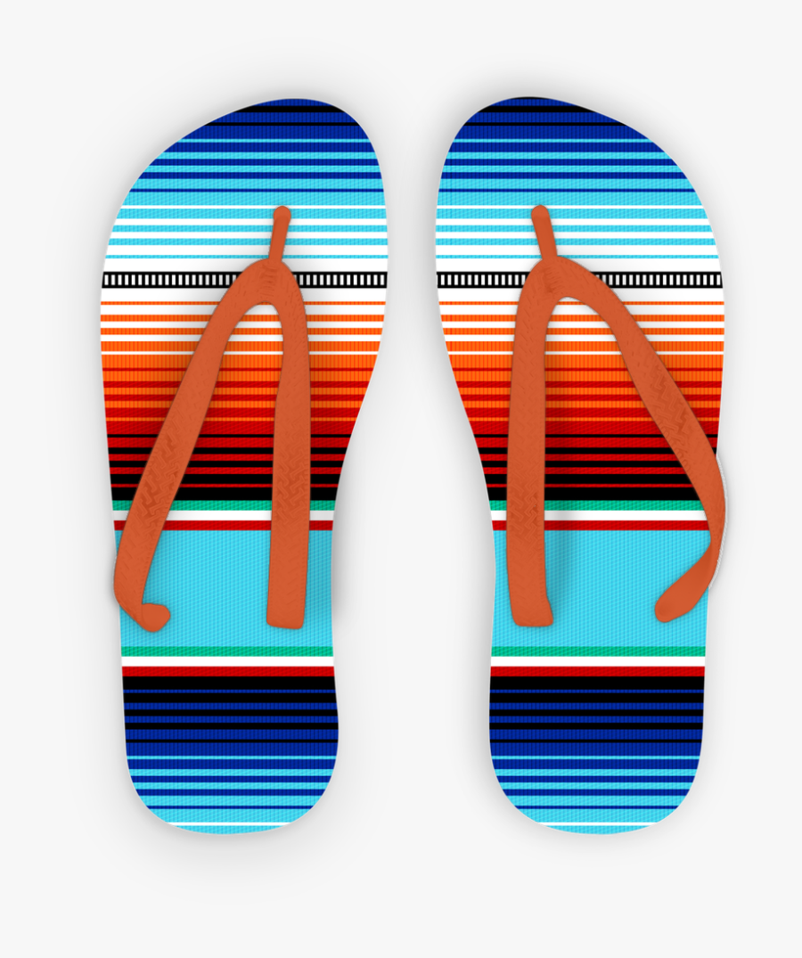 serape flip flops