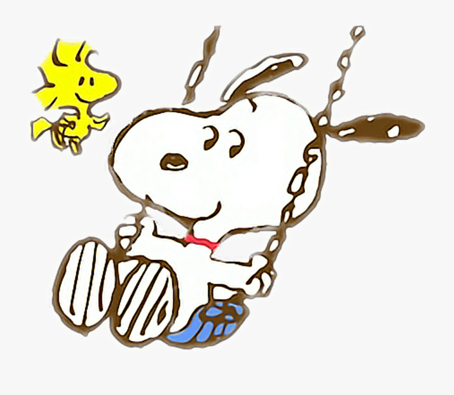 Snoopy And Woodstock Transparent Clipart , Png Download - Snoopy Ok Gif, Transparent Clipart