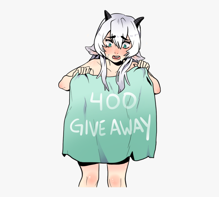 “yeup In Celebration Of Reaching 400 Followers I’ll - Cartoon, Transparent Clipart