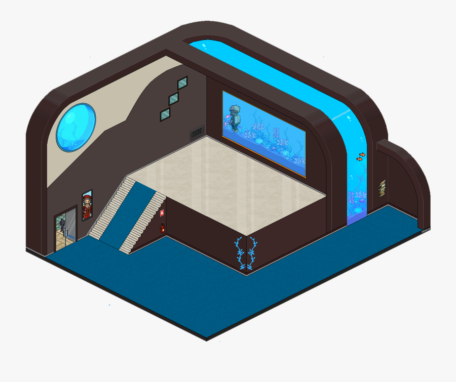 Kisspng Habbo Room Image Clip Art Portable Network - Habbo Bg Reception, Transparent Clipart