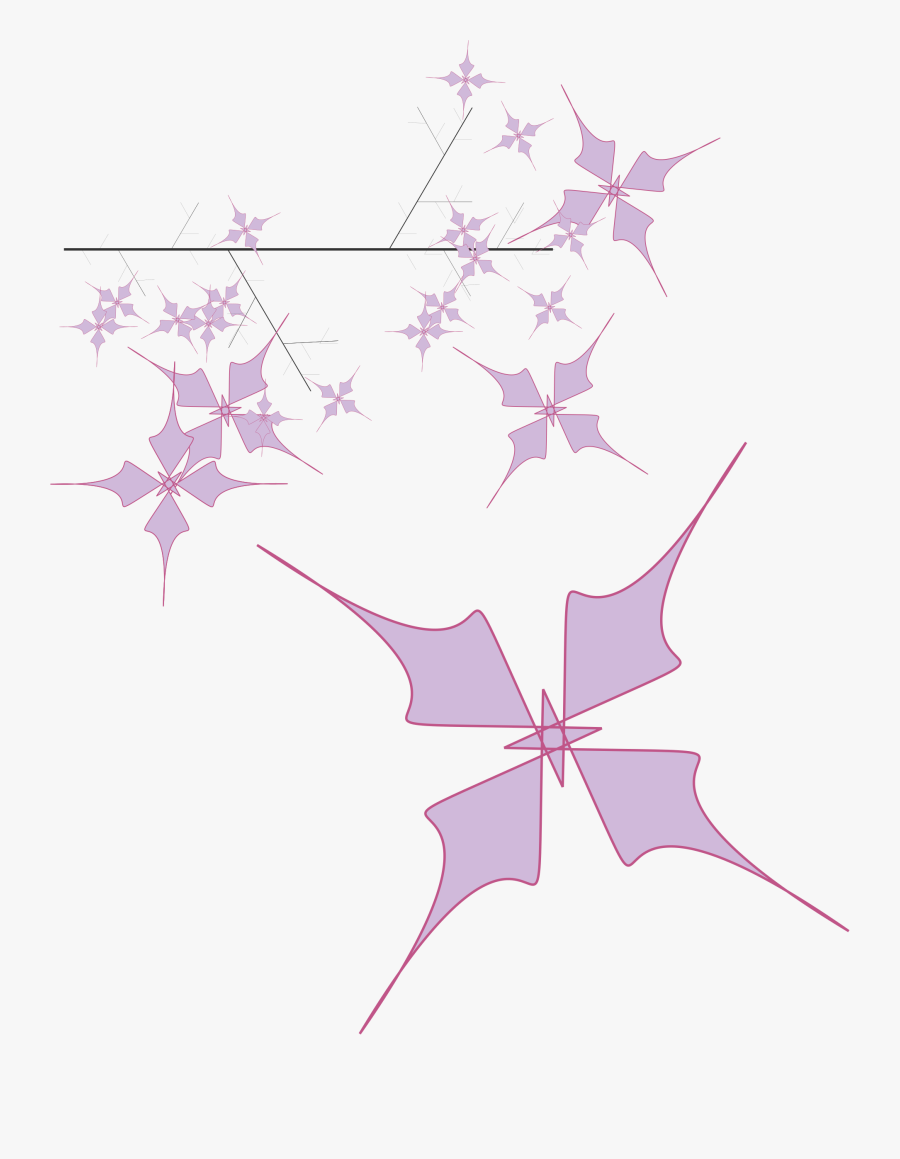 Tree With Purple Flowers Clip Arts, Transparent Clipart