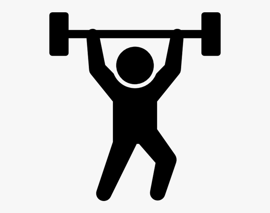 Fitness Centre Weight Training Physical Fitness Exercise - Powerlifting, Transparent Clipart