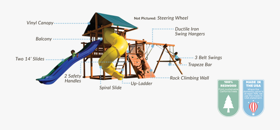 Iron Spiral Playground Slides And Swing, Transparent Clipart