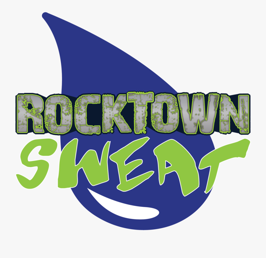 Rocktown Sweat White Outline - Graphic Design, Transparent Clipart