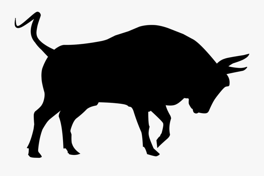 Silhouette Bull , Free Transparent Clipart - ClipartKey.