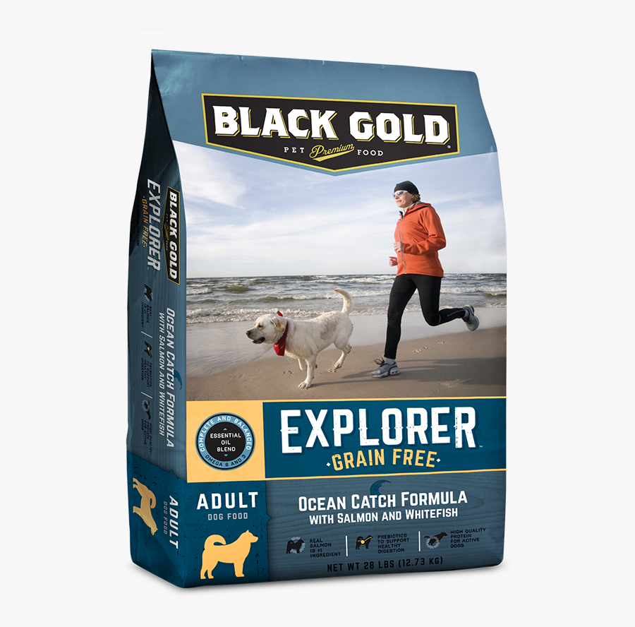 Black Gold Explorer Dog Food, Transparent Clipart