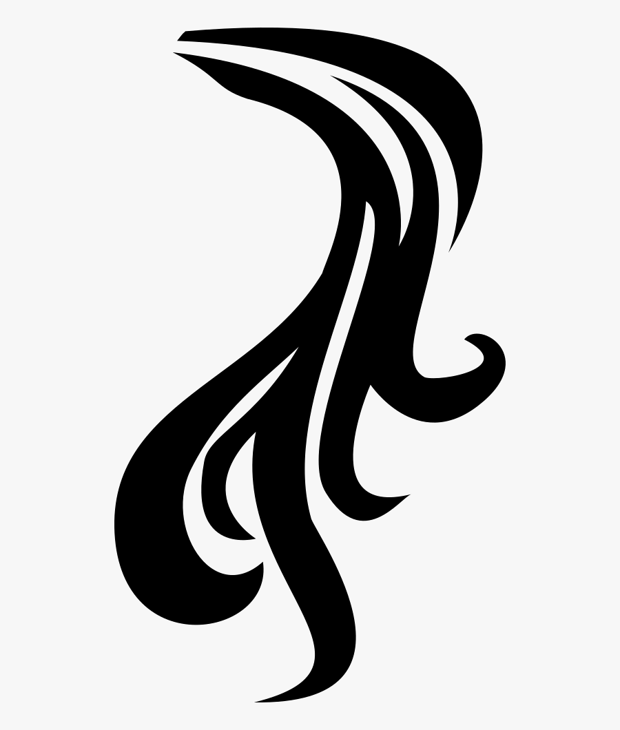 Ponytail Hair - Ponytail, Transparent Clipart