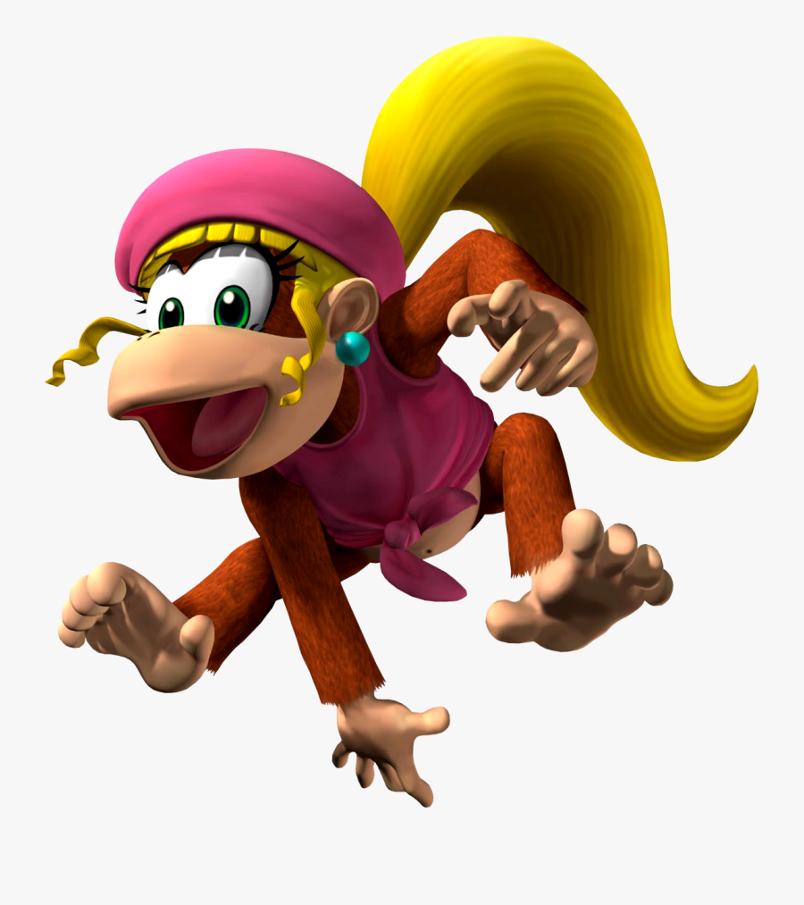 Mario Super Sluggers Dixie Kong, Transparent Clipart