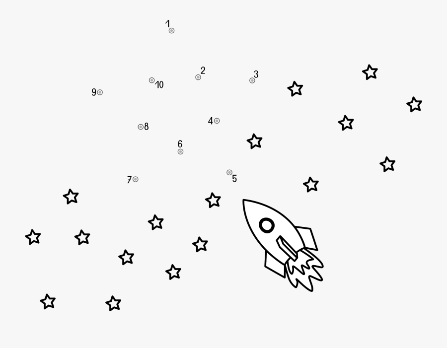 Connect The Dots - Connect The Dots Stars, Transparent Clipart