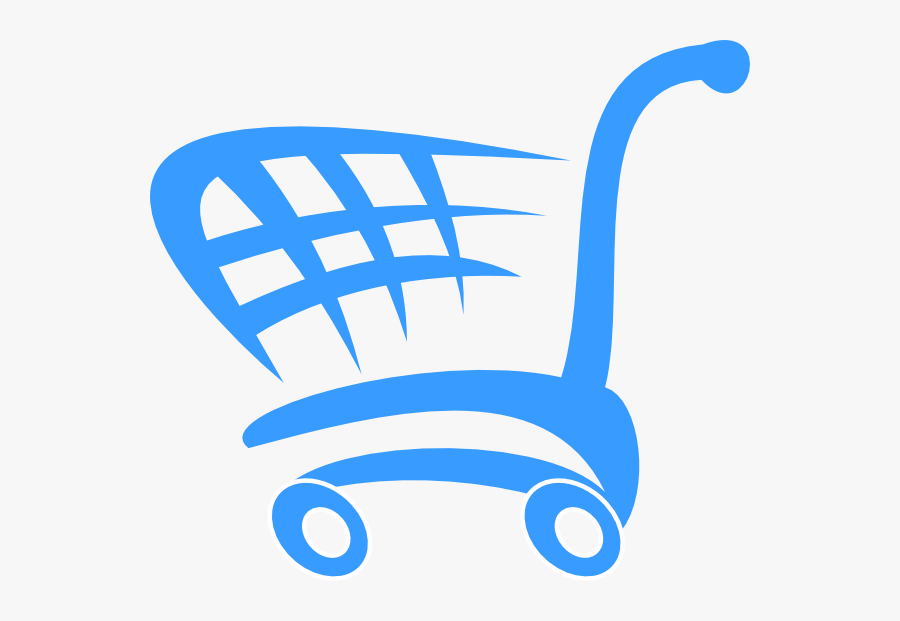 Blue Shopping Cart Svg Clip Arts - Logo Png Shopping Cart, Transparent Clipart