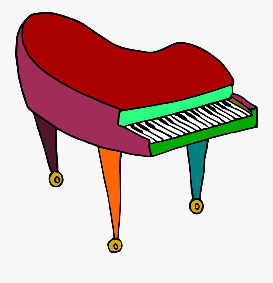 Transparent Pianos Big - Piano, Transparent Clipart