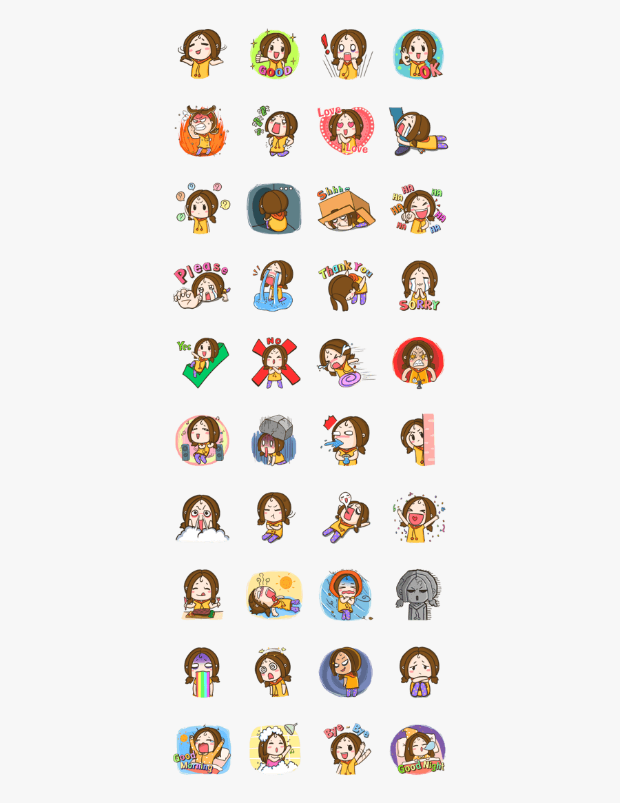 Twin Ponytail Girl - Shingeki No Kyojin Emojis, Transparent Clipart