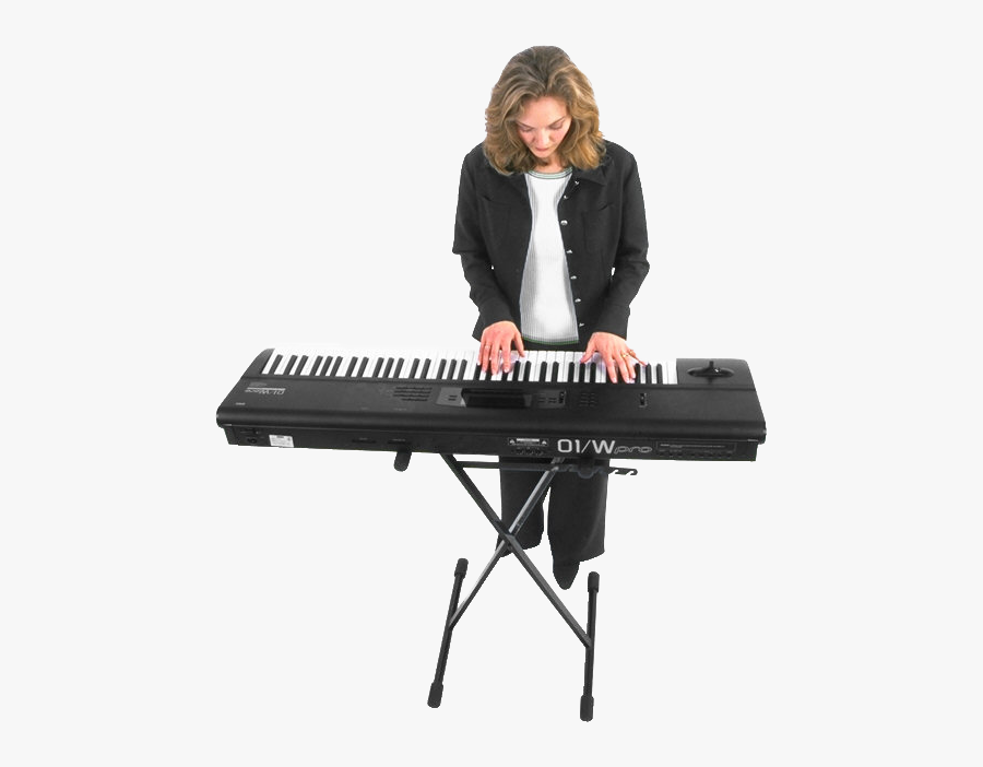 Computer Keyboard Electronic Musical Instruments Keyboard - Keyboard Piano Player Png, Transparent Clipart