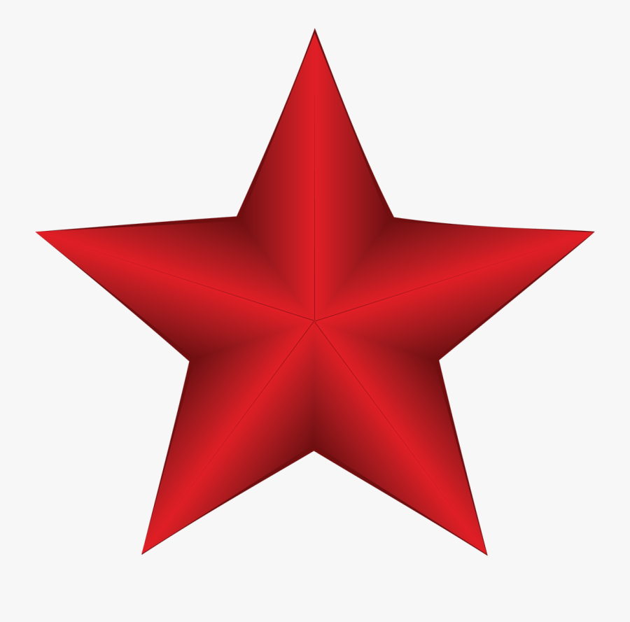 Red Star Png - Red Star, Transparent Clipart