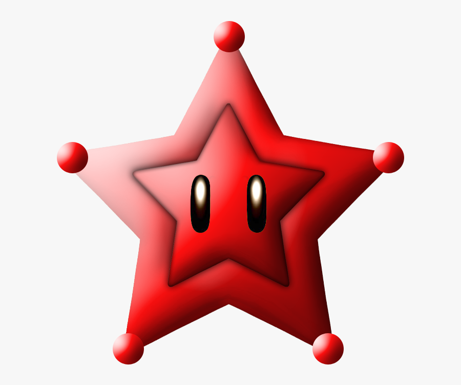 Fantendo, The Nintendo Fanon Wiki - Super Mario Red Star, Transparent Clipart
