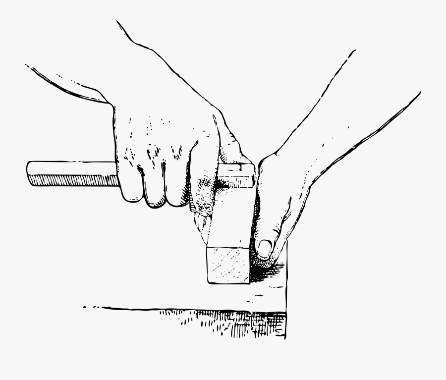 The Thumb Is Opposite The Spur Clip Arts - Drawings Of Working Hands, Transparent Clipart