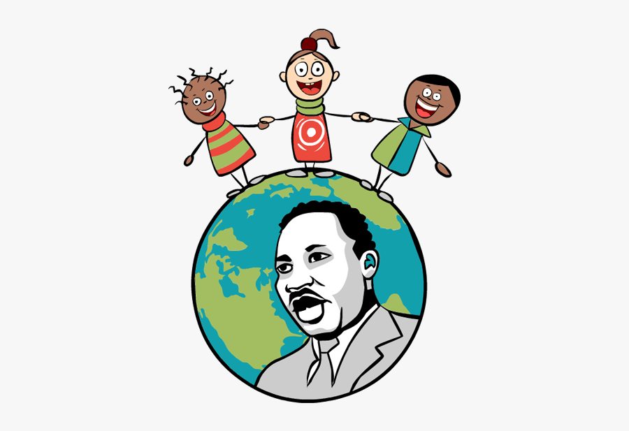 Happy Clipart Martin Luther King Day - Martin Luther King Day Cartoon, Transparent Clipart