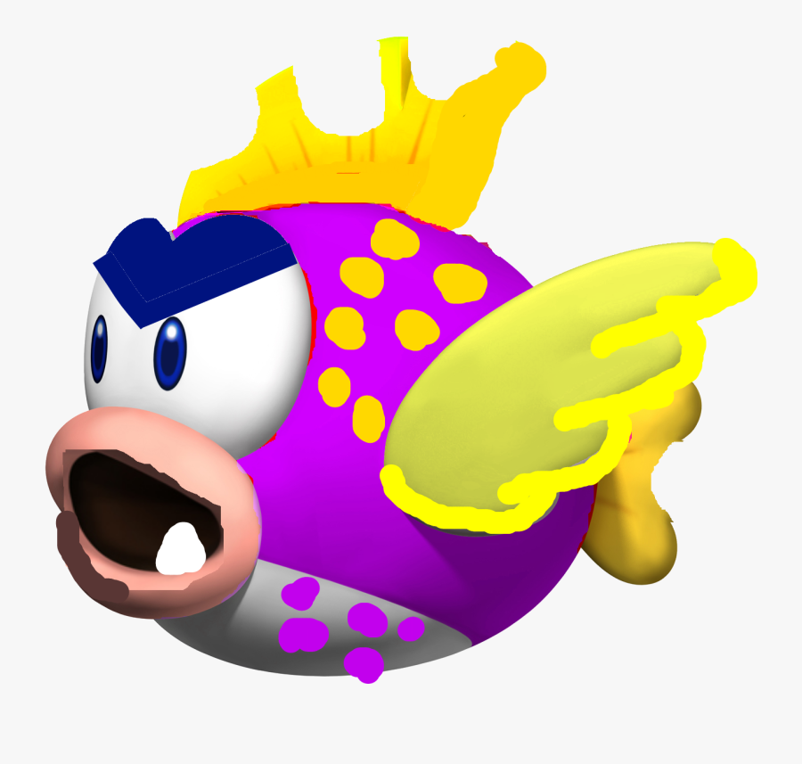 Super Mario Bropetey Piranha Paper Mario Sticker Star - Super Mario All Cheep Cheep, Transparent Clipart