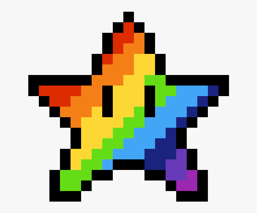 Png Images & Clipart This Month - Super Mario Rainbow Star, Transparent Clipart