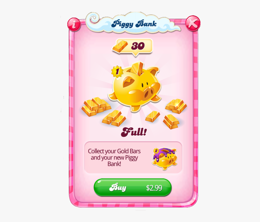 Candy Crush Soda Saga Piggy Bank, Transparent Clipart