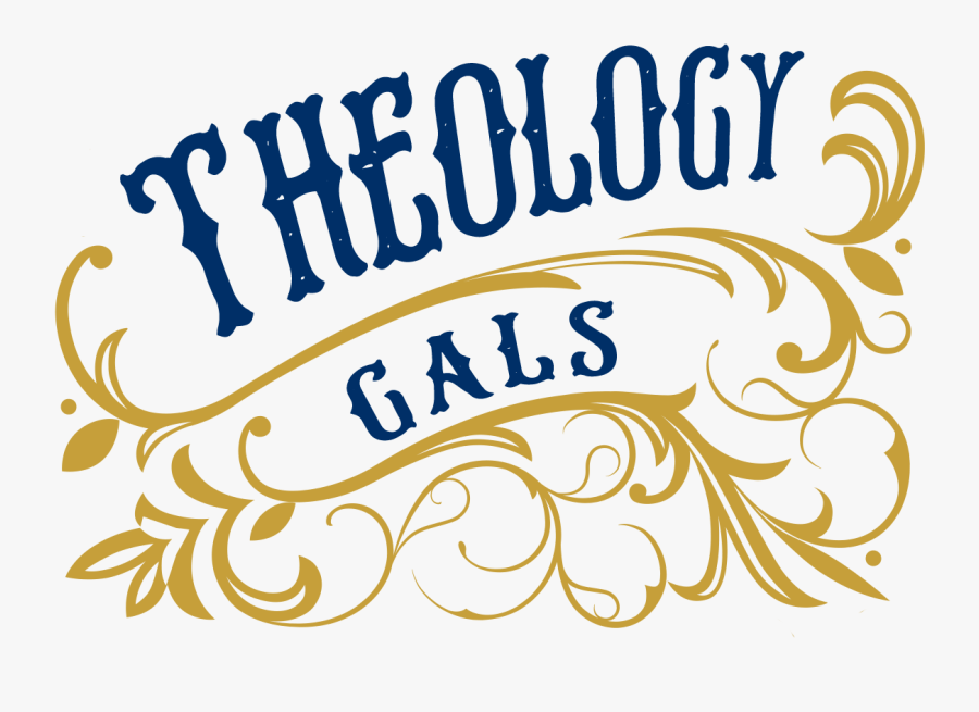Theology Gals - Calligraphy, Transparent Clipart