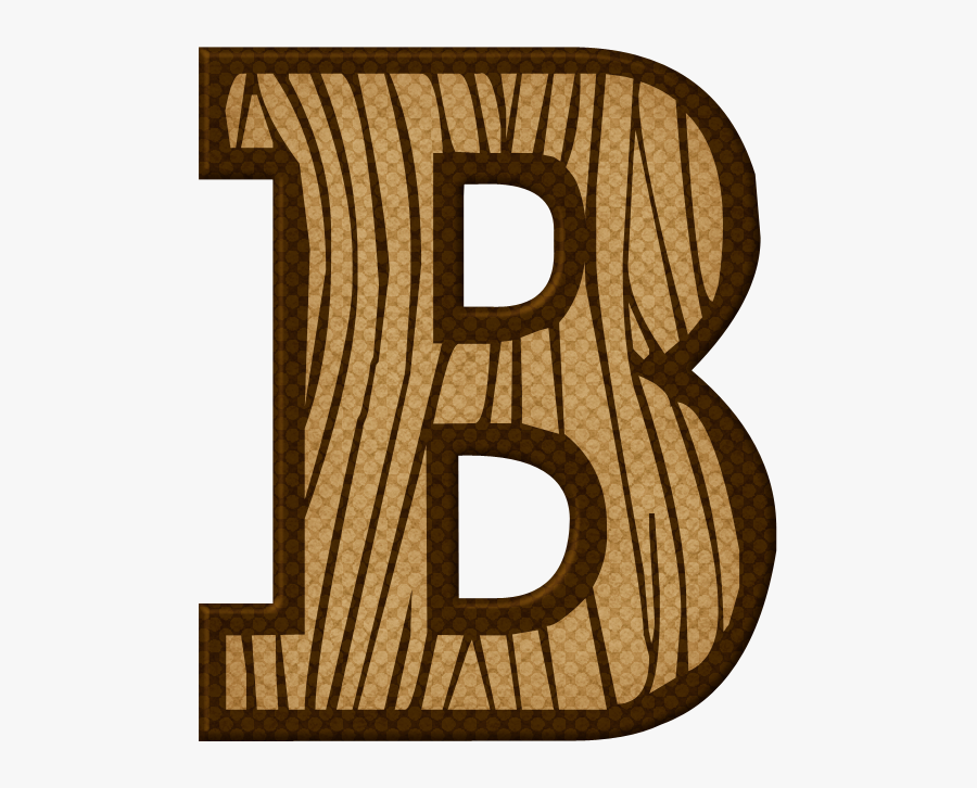 B Clipart Wood, Transparent Clipart