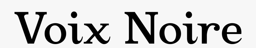 Voix Noire Text Logo - Calligraphy, Transparent Clipart