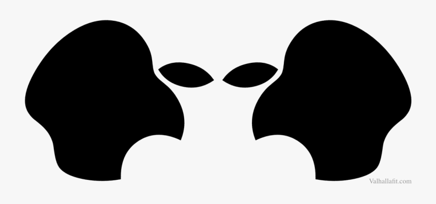 Two Apple Logos Together, Transparent Clipart