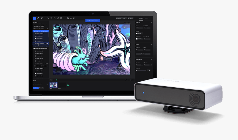 End To End Mockup 1200 Optim Tight Crop - Lightform Software, Transparent Clipart