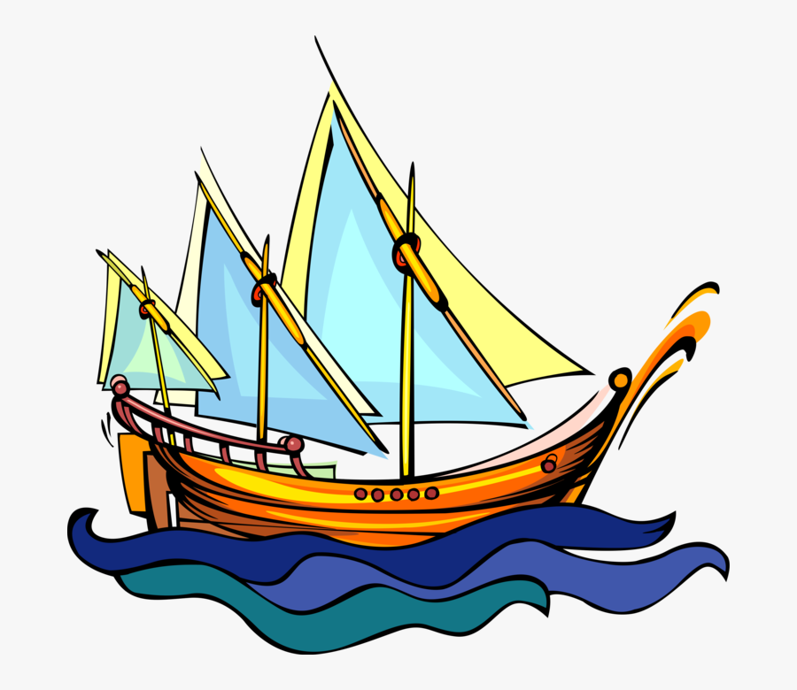 Viking Ship Clipart Traditional - Traditional Ship Png, Transparent Clipart