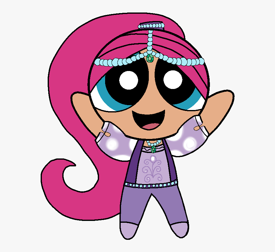 Shimmer In Powerpuff Girls Style By Marjulsansil - Loud House Powerpuff Girl, Transparent Clipart